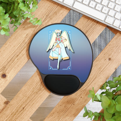 Space Warrior Saint Peter Mouse Pad With Wrist Rest