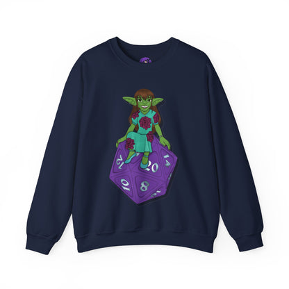 Goblin on a d20 Unisex Heavy Blend™ Crewneck Sweatshirt