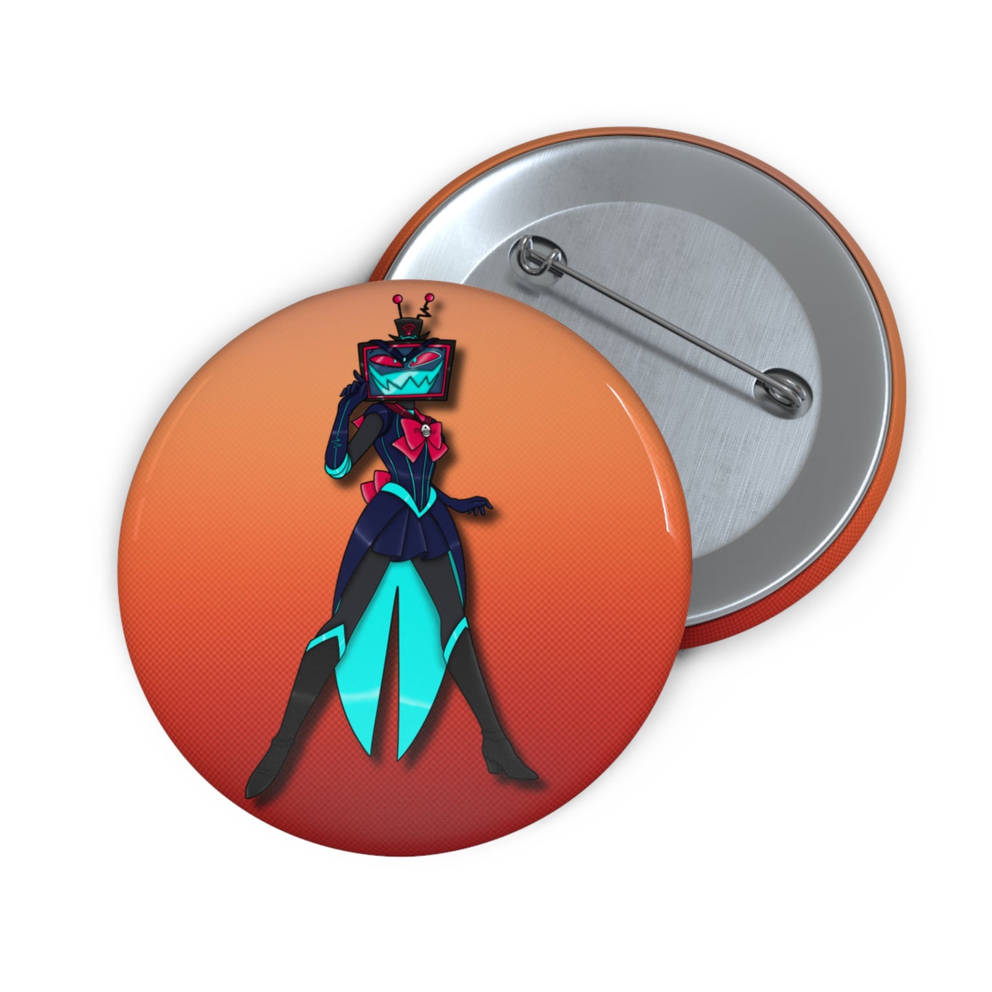 Space Warrior Vox Pin Button