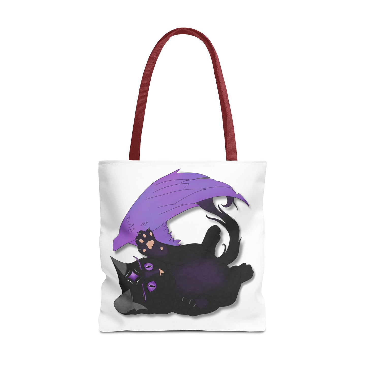 Winged Kitten Tote Bag