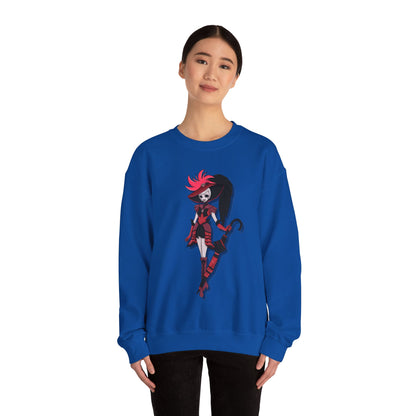 Space Warrior Rosie Heavy Blend™ Crewneck Sweatshirt