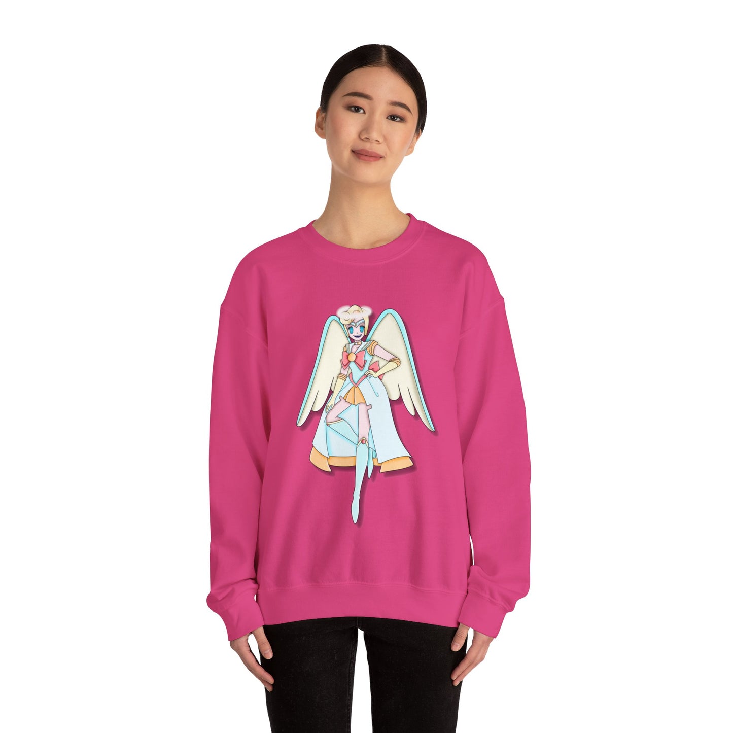 Space Warrior Saint Peter Heavy Blend™ Crewneck Sweatshirt