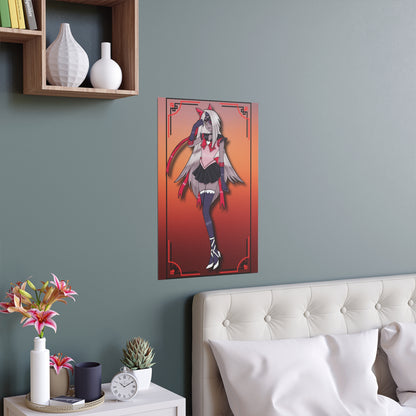 Space Warrior Vaggie Indoor and Outdoor Silk Posters