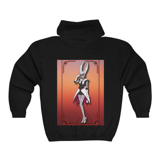 Space Warrior Carmilla Unisex Heavy Blend™ Full Zip Hooded Sweatshirt