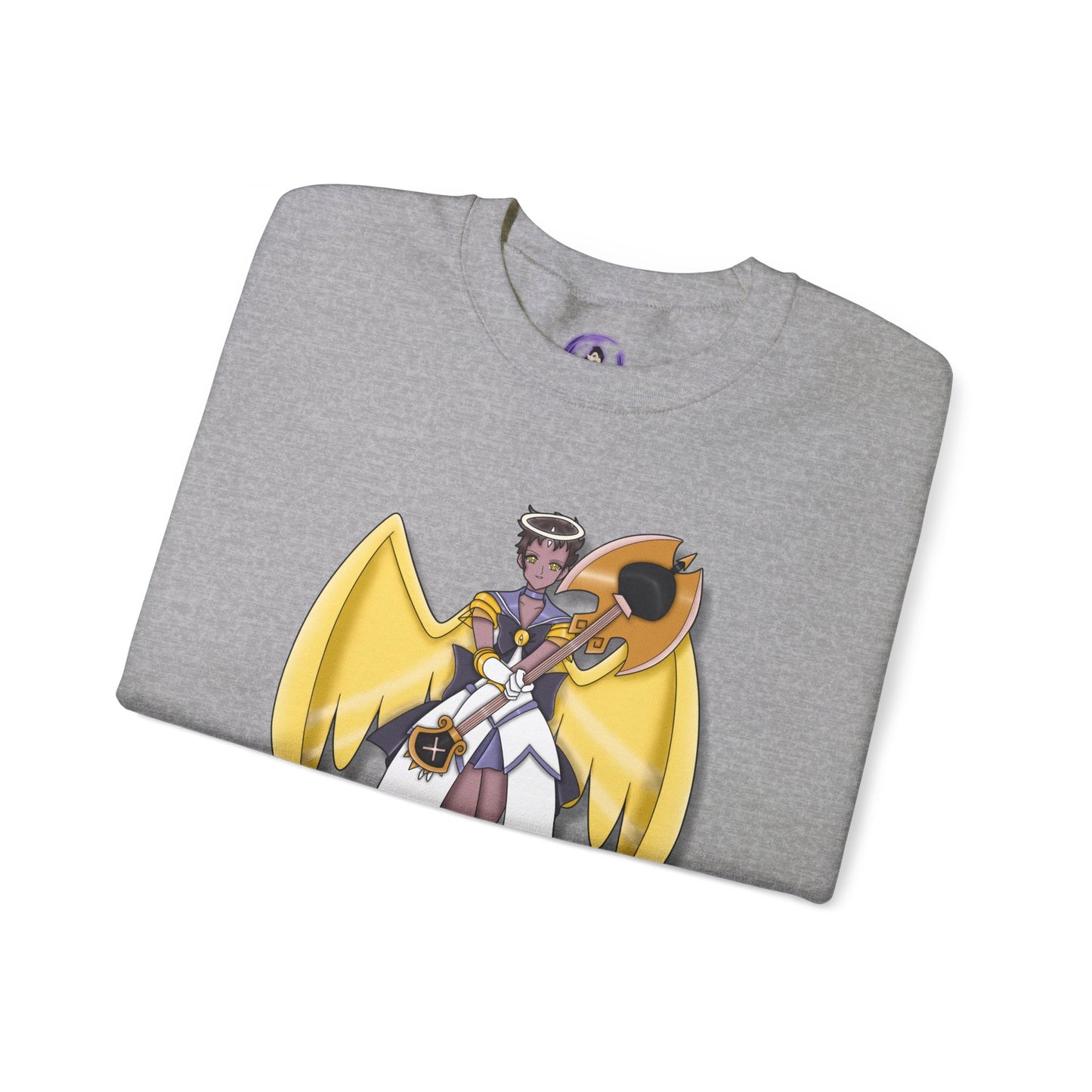 Space Warrior Adam Heavy Blend™ Crewneck Sweatshirt