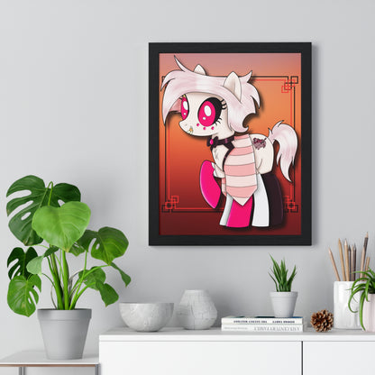 Pony Angel Dust Vertical Framed Poster