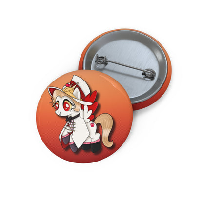 Pony Lucifer Custom Pin Buttons