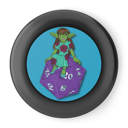 Goblin on a d20 Wham-O Frisbee