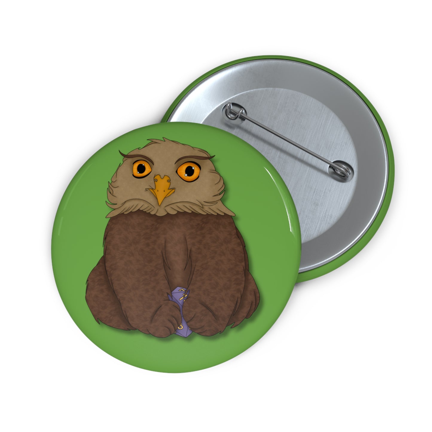 Owlbear Cub Pin Buttons