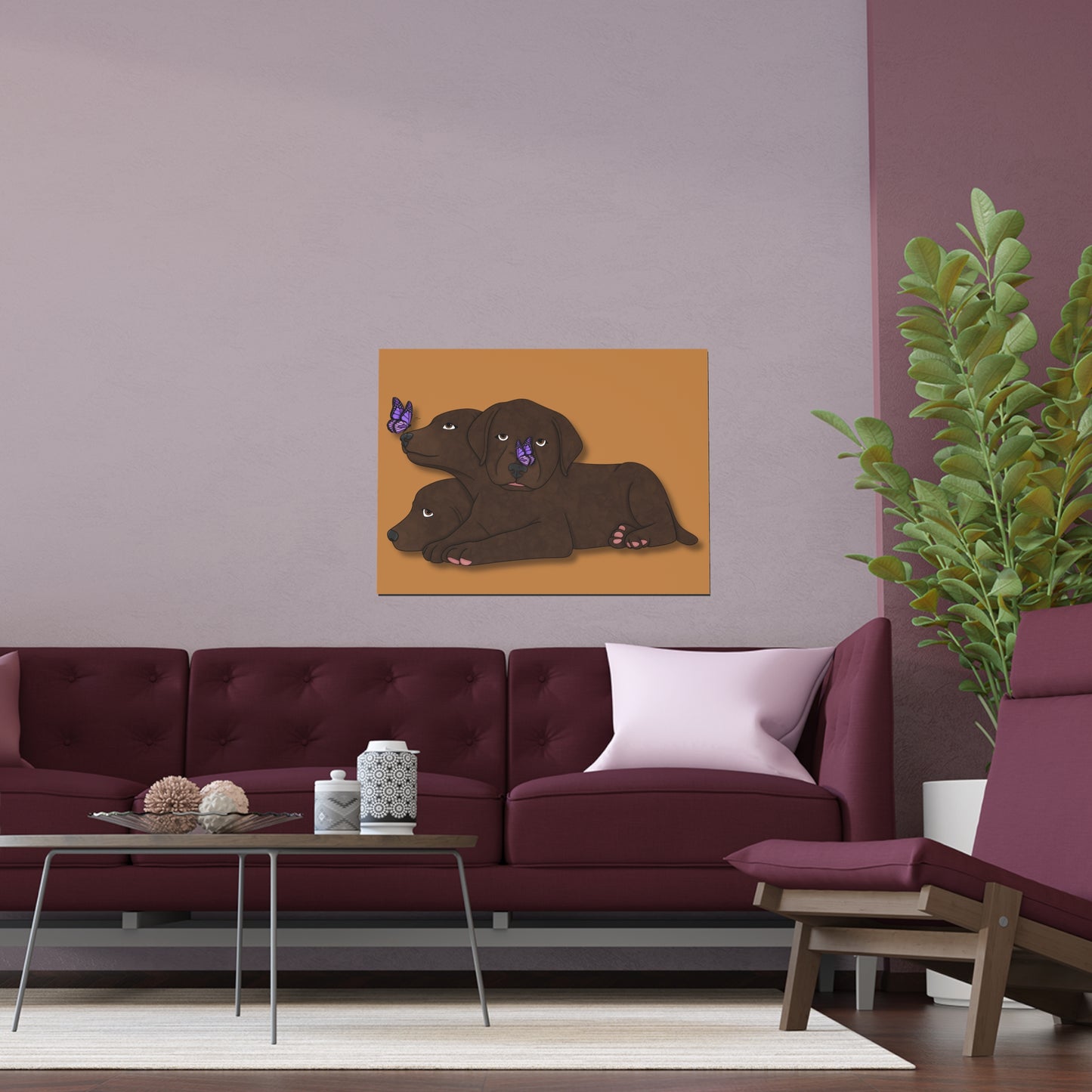 Cerberus Puppy Indoor and Outdoor Silk Posters