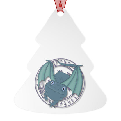 Baby Dragon Metal Ornaments