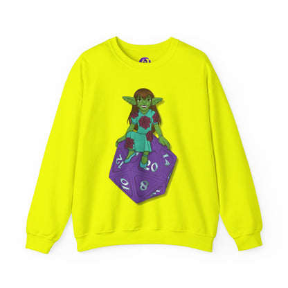 Goblin on a d20 Unisex Heavy Blend™ Crewneck Sweatshirt