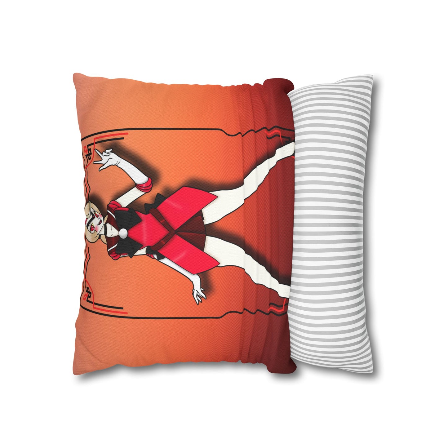 Space Warrior Charlie Spun Polyester Square Pillowcase