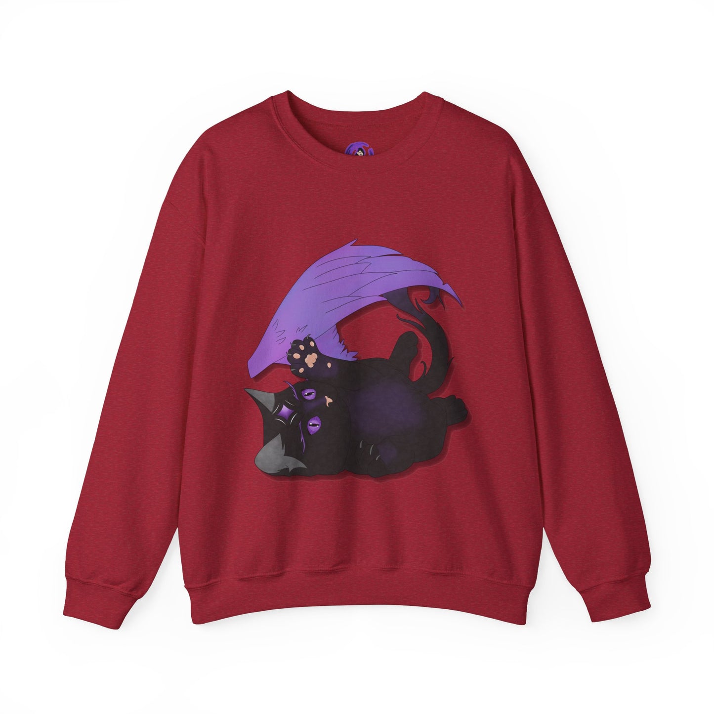 Winged Kitten Unisex Heavy Blend™ Crewneck Sweatshirt