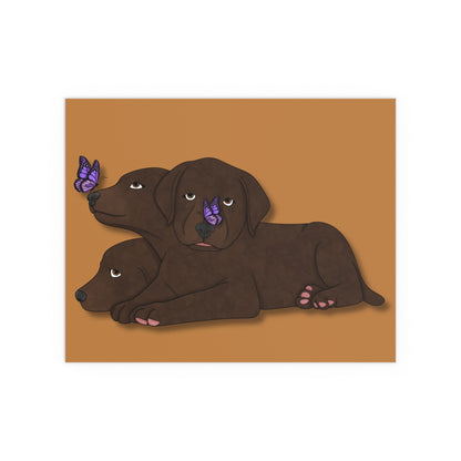 Cerberus Puppy Indoor and Outdoor Silk Posters