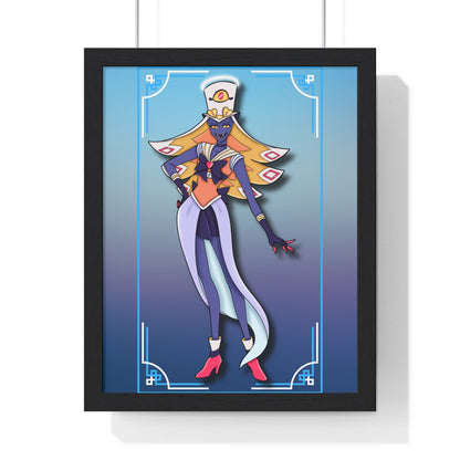 Space Warrior Sir Pentious Vertical Framed Poster