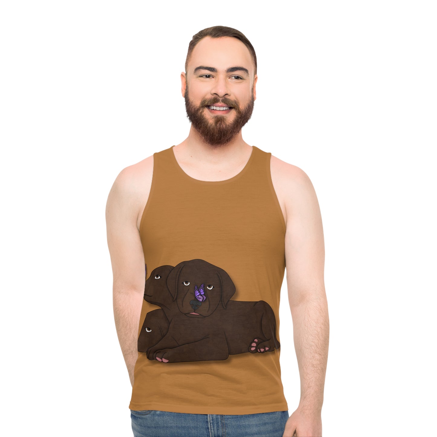 Cerberus Puppy Unisex Tank Top