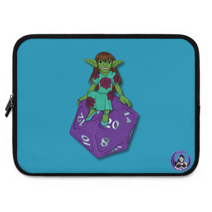 Goblin on a d20 Laptop Sleeve