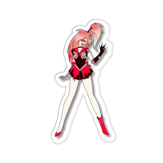 Space Warrior Cherri Bomb Kiss-Cut Stickers