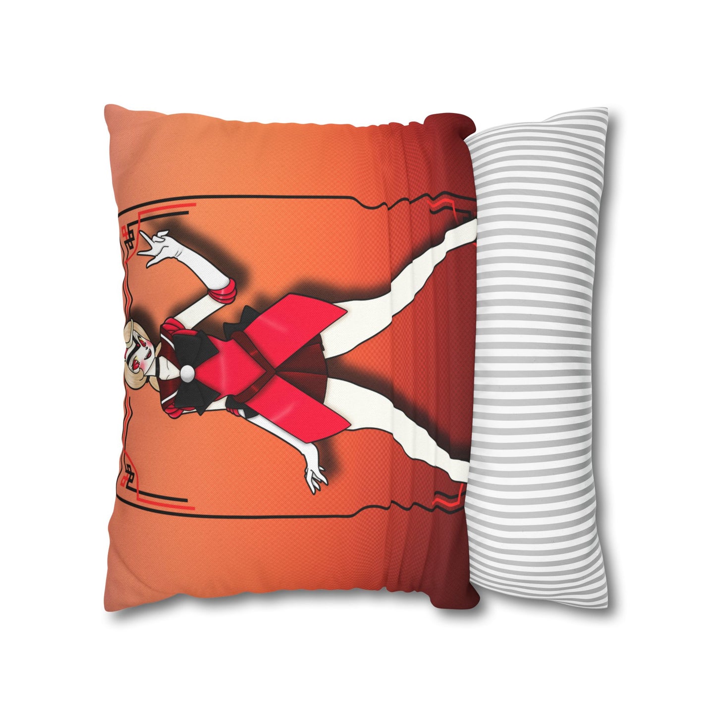 Space Warrior Charlie Spun Polyester Square Pillowcase