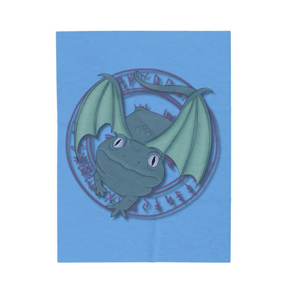 Baby Dragon Velveteen Plush Blanket