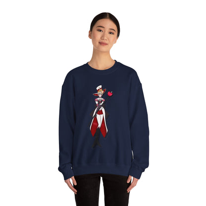 Space Warrior Lucifer Heavy Blend™ Crewneck Sweatshirt