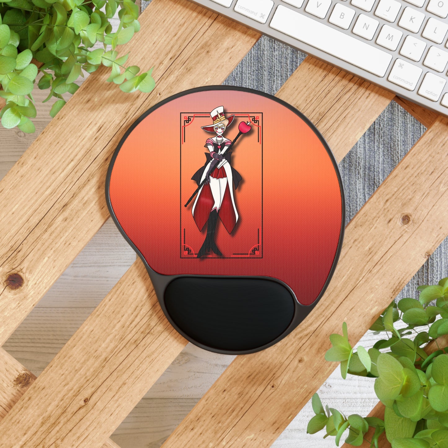 Space Warrior Lucifer Mouse Pad With Wrist Rest