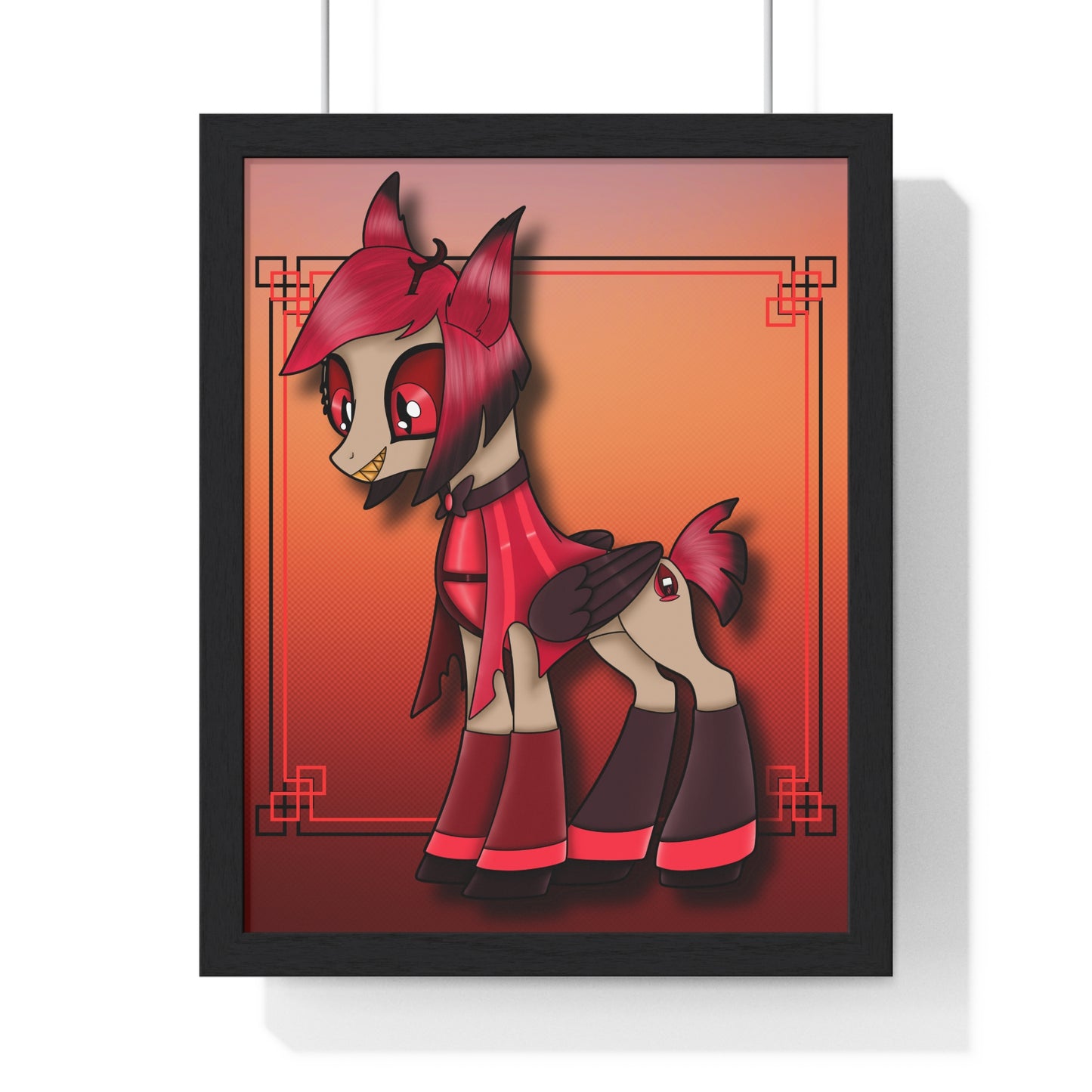 Pony Alastor Vertical Framed Poster