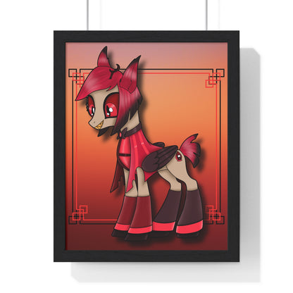 Pony Alastor Vertical Framed Poster