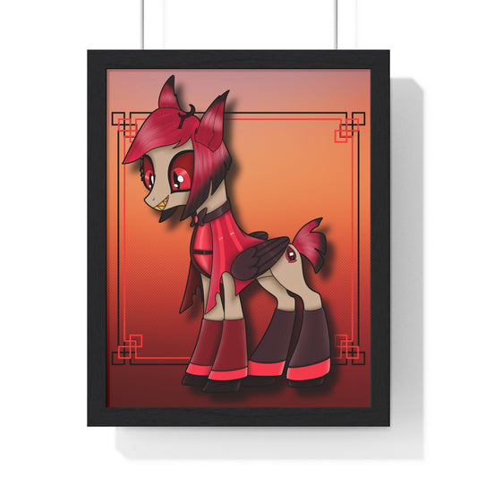 Pony Alastor Vertical Framed Poster