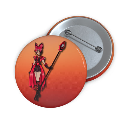 Space Warrior Alastor Pin Button