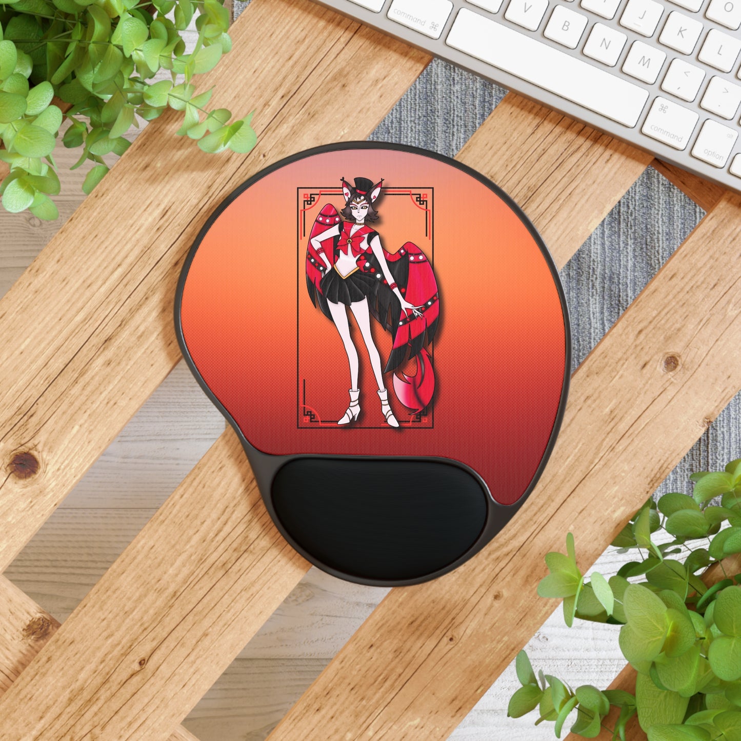 Space Warrior Husk Mouse Pad With Wrist Rest