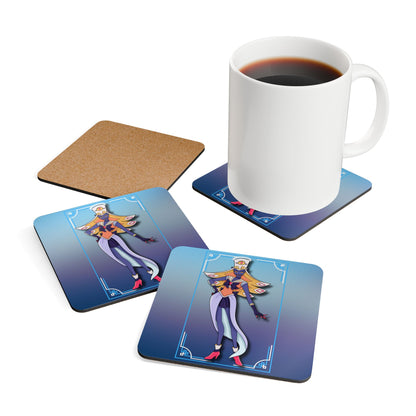 Space Warrior Sir Pentious Corkwood Coaster Set