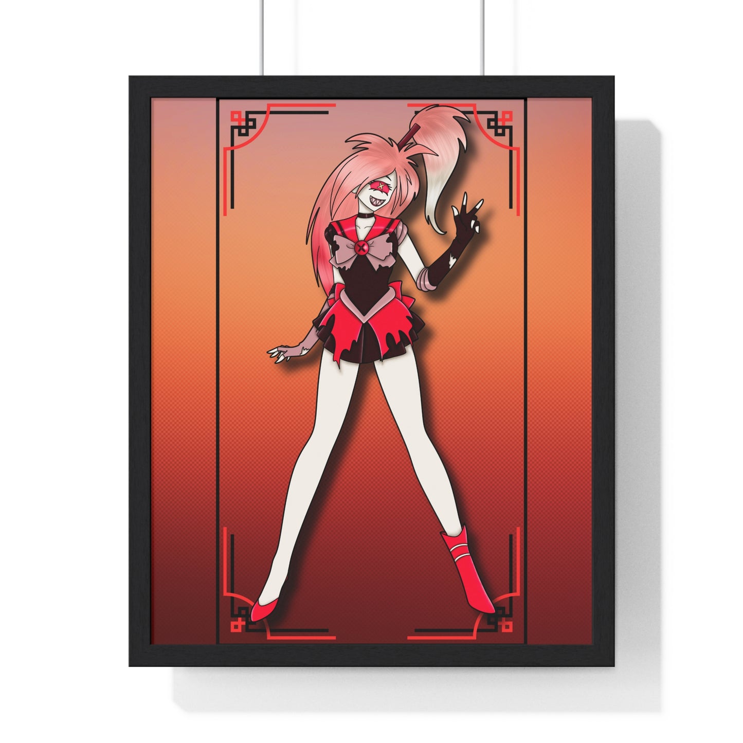 Space Warrior Cherri Bomb Vertical Framed Poster