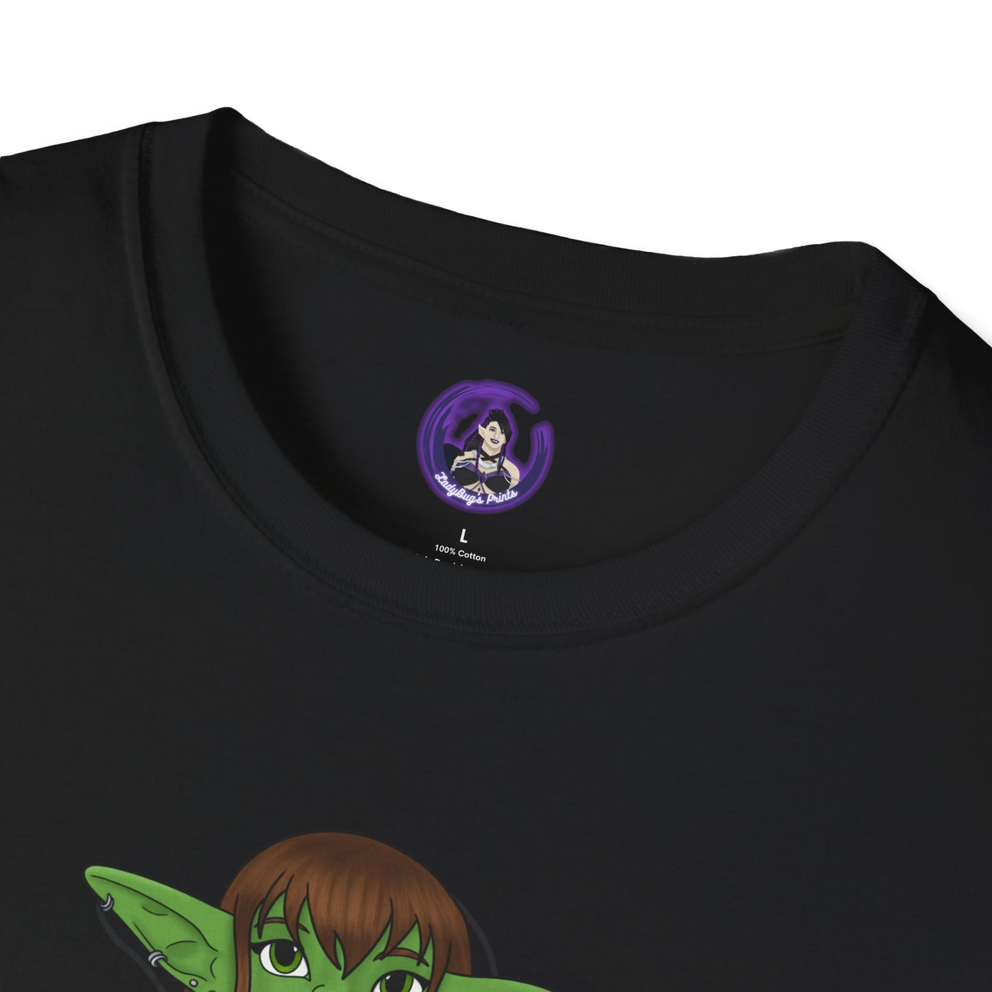 Goblin on a d20 Unisex Softstyle T-Shirt