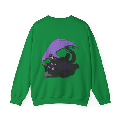 Winged Kitten Unisex Heavy Blend™ Crewneck Sweatshirt