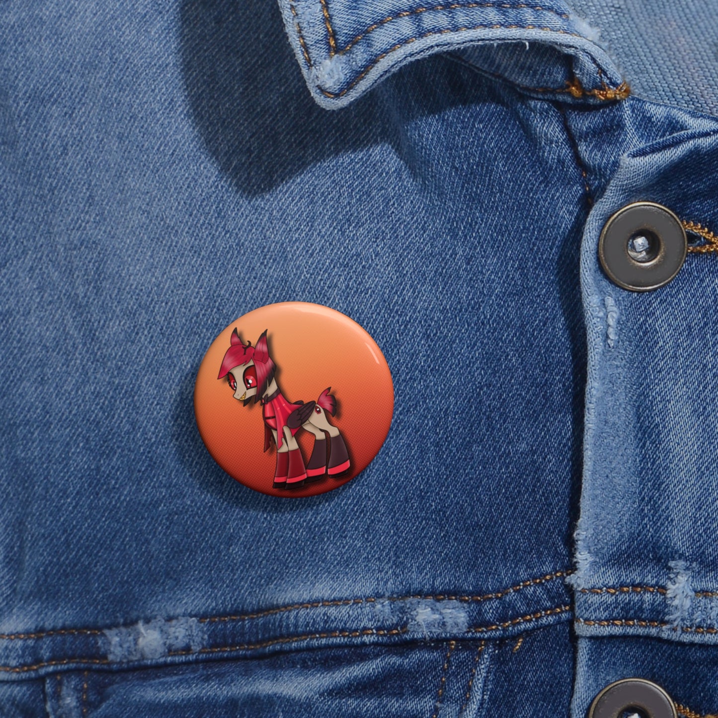 Pony Alastor Pin Buttons