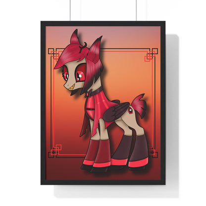 Pony Alastor Vertical Framed Poster