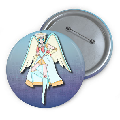 Space Warrior Saint Peter Pin Button