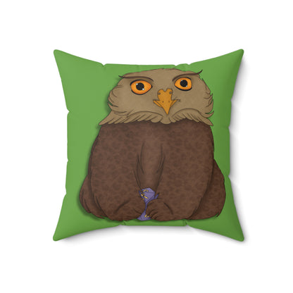 Owlbear Cub Spun Polyester Square Pillow