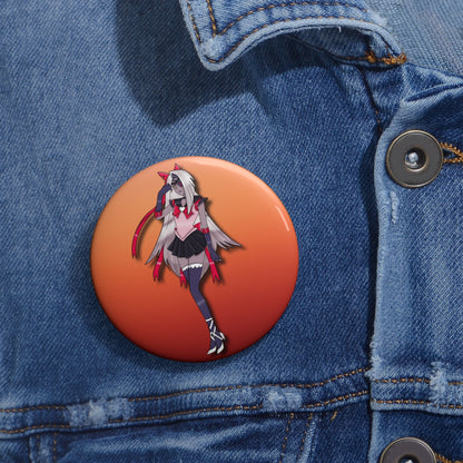 Space Warrior Vaggie Pin Button