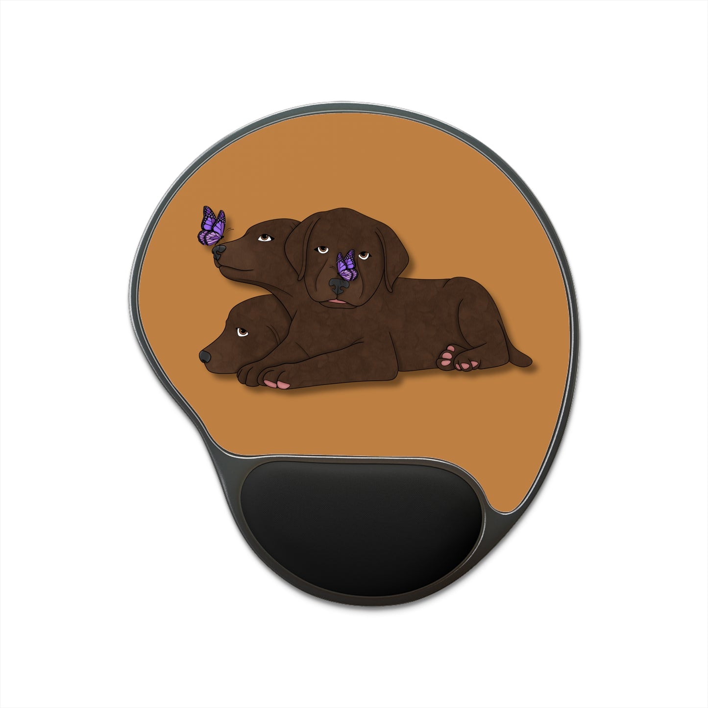 Cerberus Puppy Mouse Pad With Wrist Rest