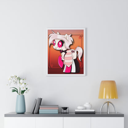 Pony Angel Dust Vertical Framed Poster