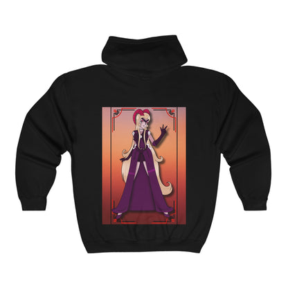 Space Warrior Lilith Unisex Heavy Blend™ Full Zip Hooded Sweatshirt