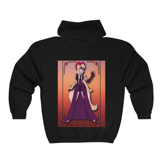 Space Warrior Lilith Unisex Heavy Blend™ Full Zip Hooded Sweatshirt