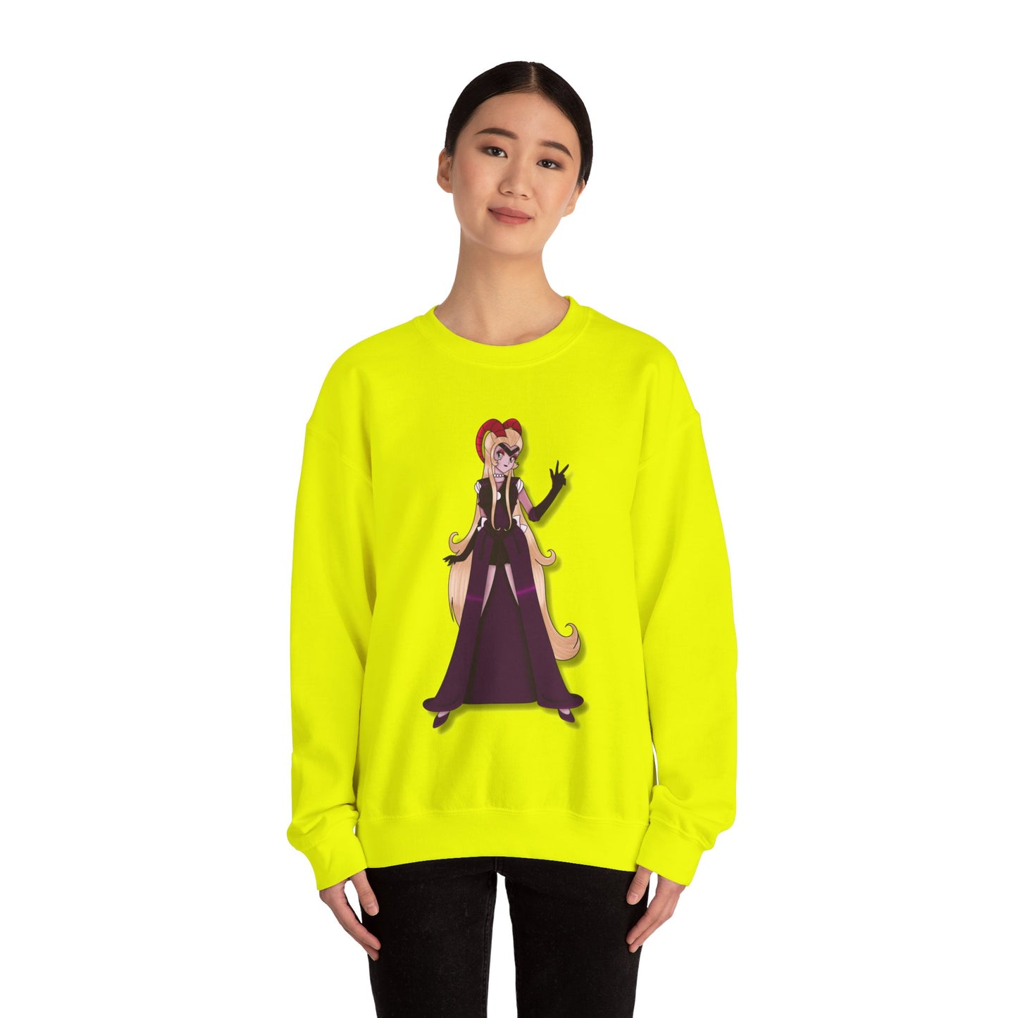 Space Warrior Lilith Heavy Blend™ Crewneck Sweatshirt