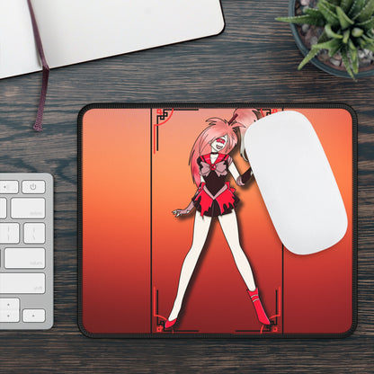 Space Warrior Cherri Bomb Gaming Mouse Pad