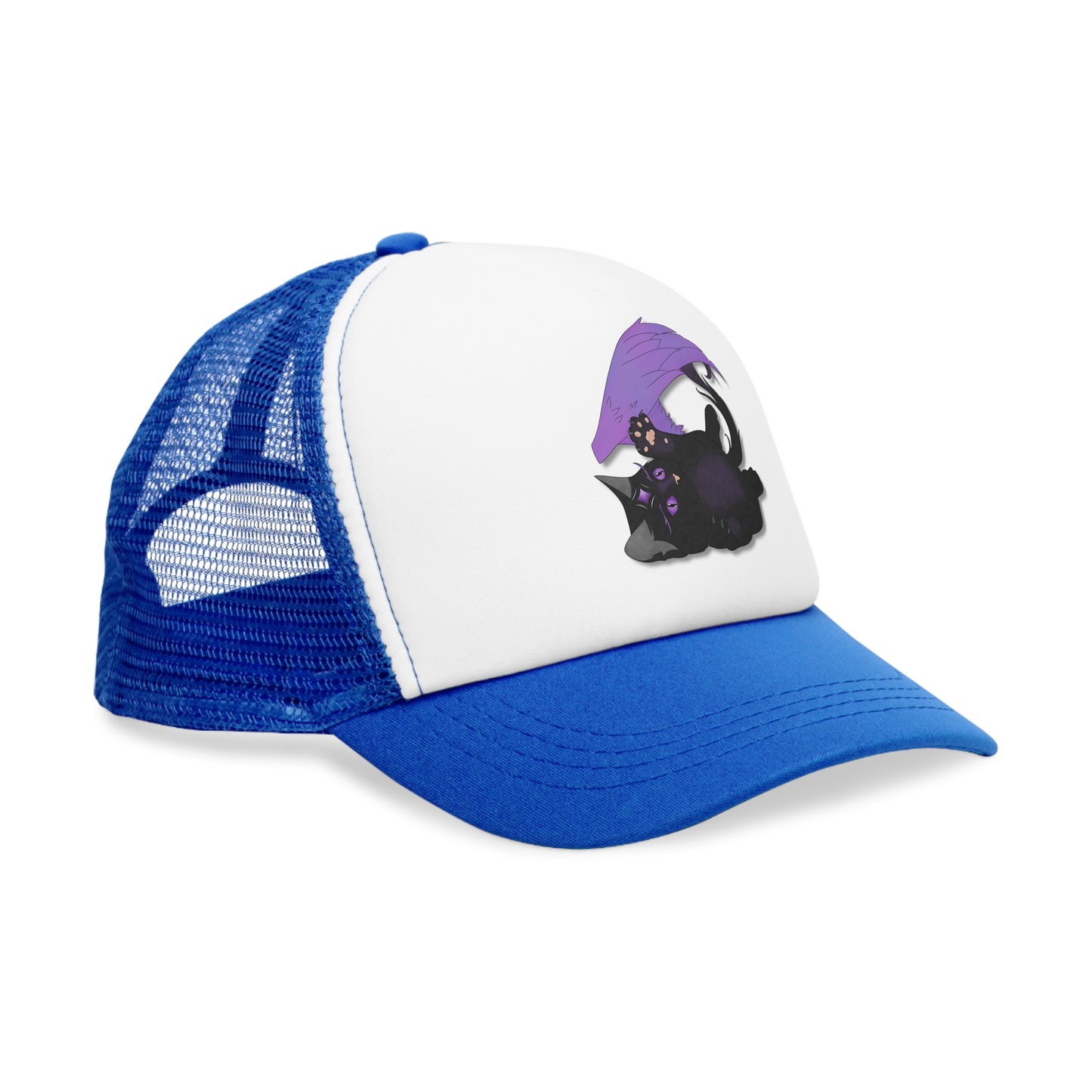 Winged Kitten Mesh Cap