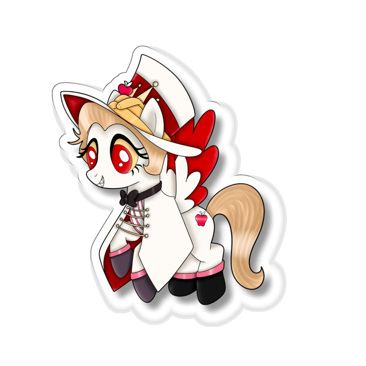 Pony Lucifer Kiss-Cut Stickers