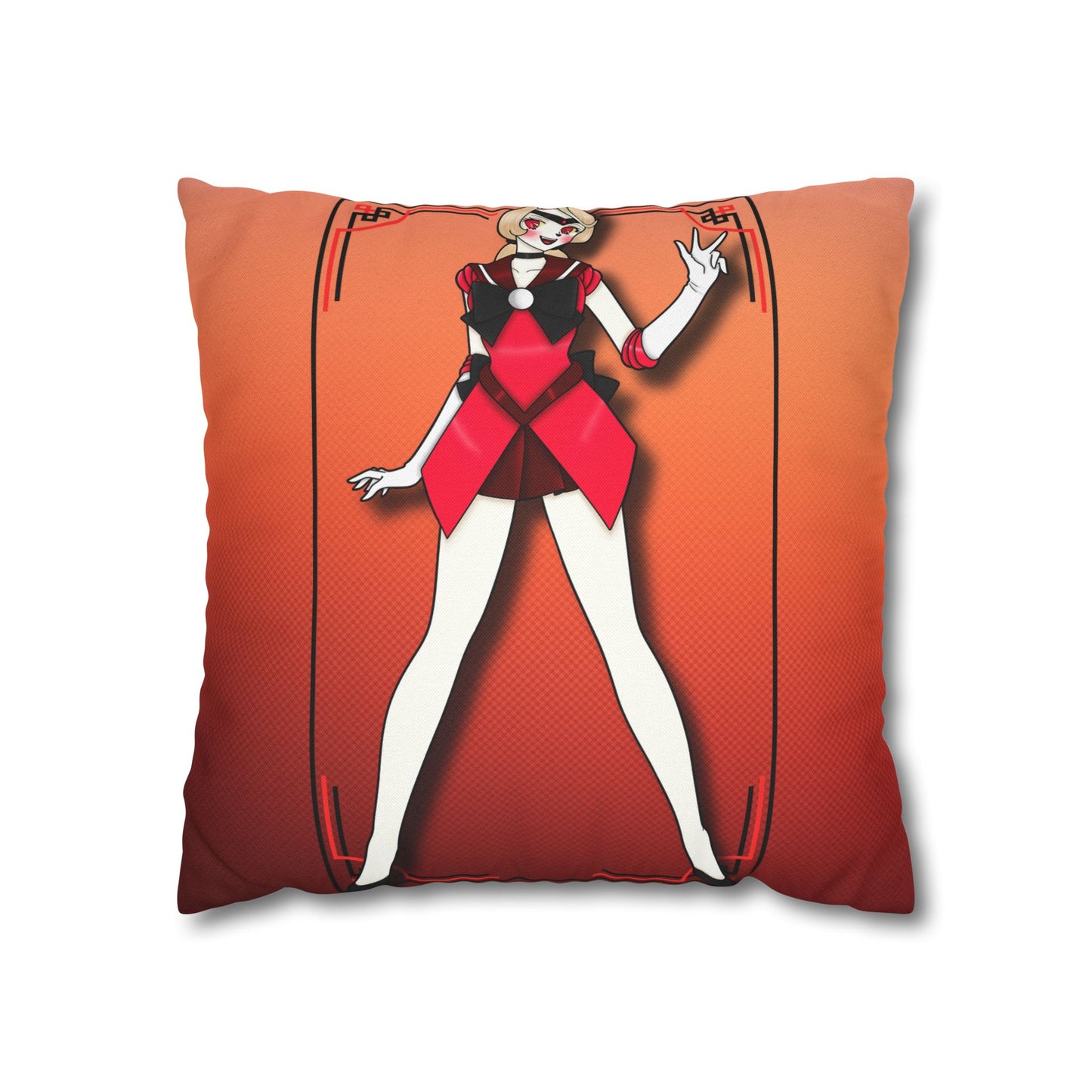 Space Warrior Charlie Spun Polyester Square Pillowcase